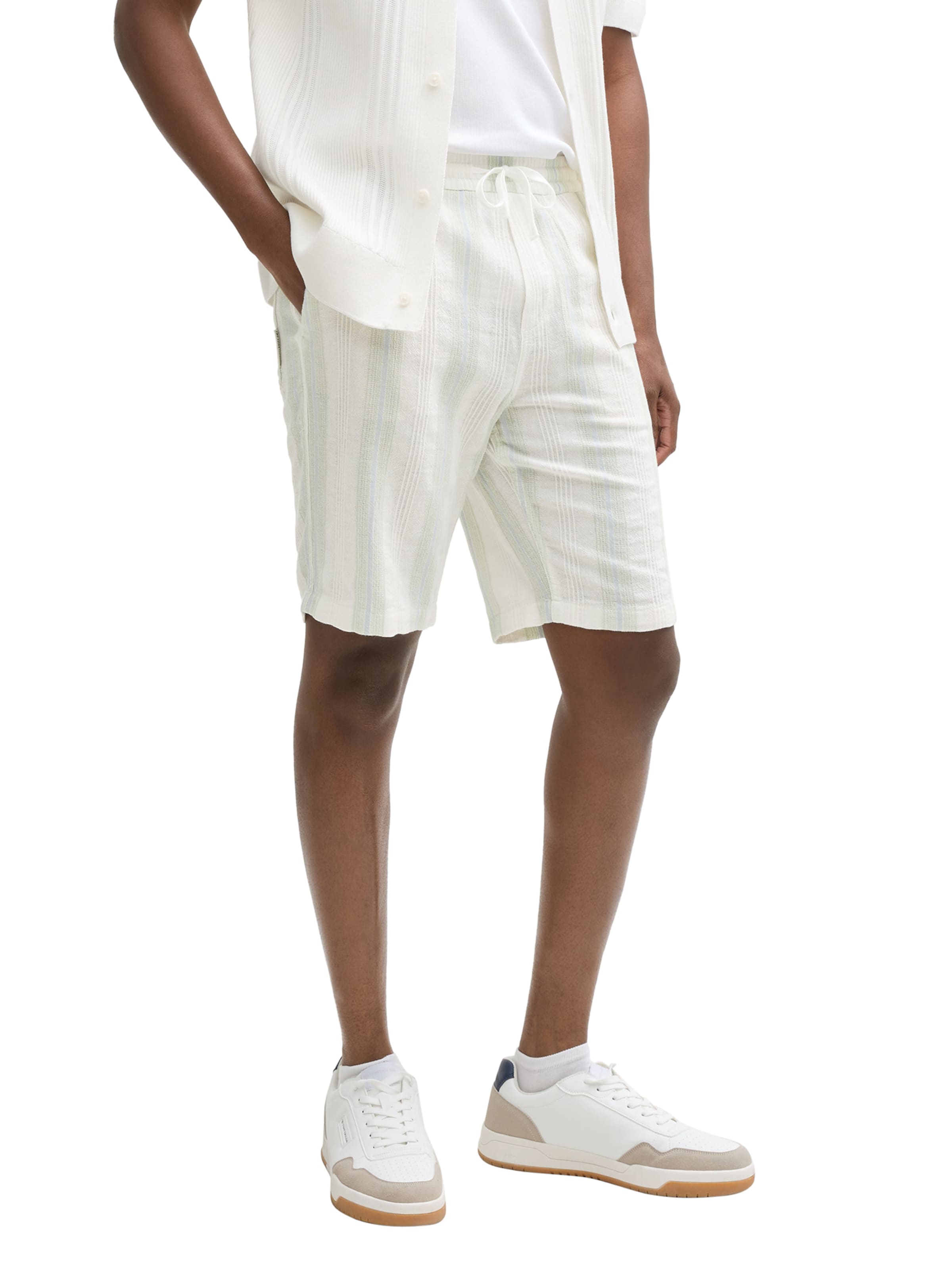 TOM TAILOR DENIM Regular Broek in Grijs: voorkant