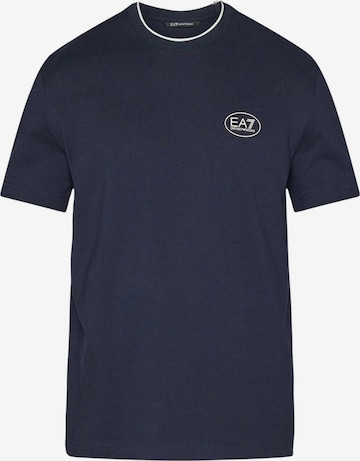 EA7 Emporio Armani Shirt in Blauw: voorkant