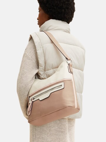 TOM TAILOR Shoulder bag 'Jule' in Brown