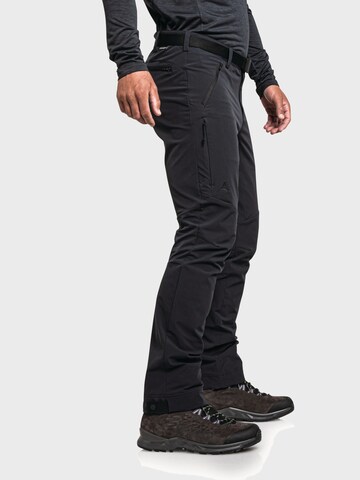 Schöffel Regular Outdoor Pants 'Taibun' in Black