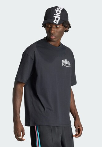 ADIDAS ORIGINALS - Camiseta 'SST' en negro: frente