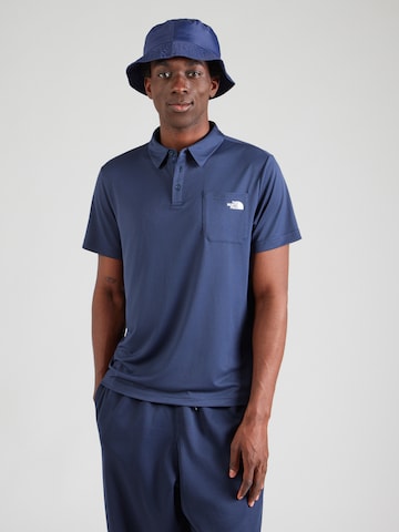 THE NORTH FACE Koszulka funkcyjna w kolorze niebieski: przód
