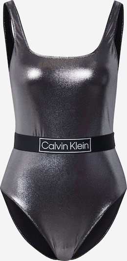 Calvin Klein Swimwear Maillot de bain en noir / blanc, Vue avec produit