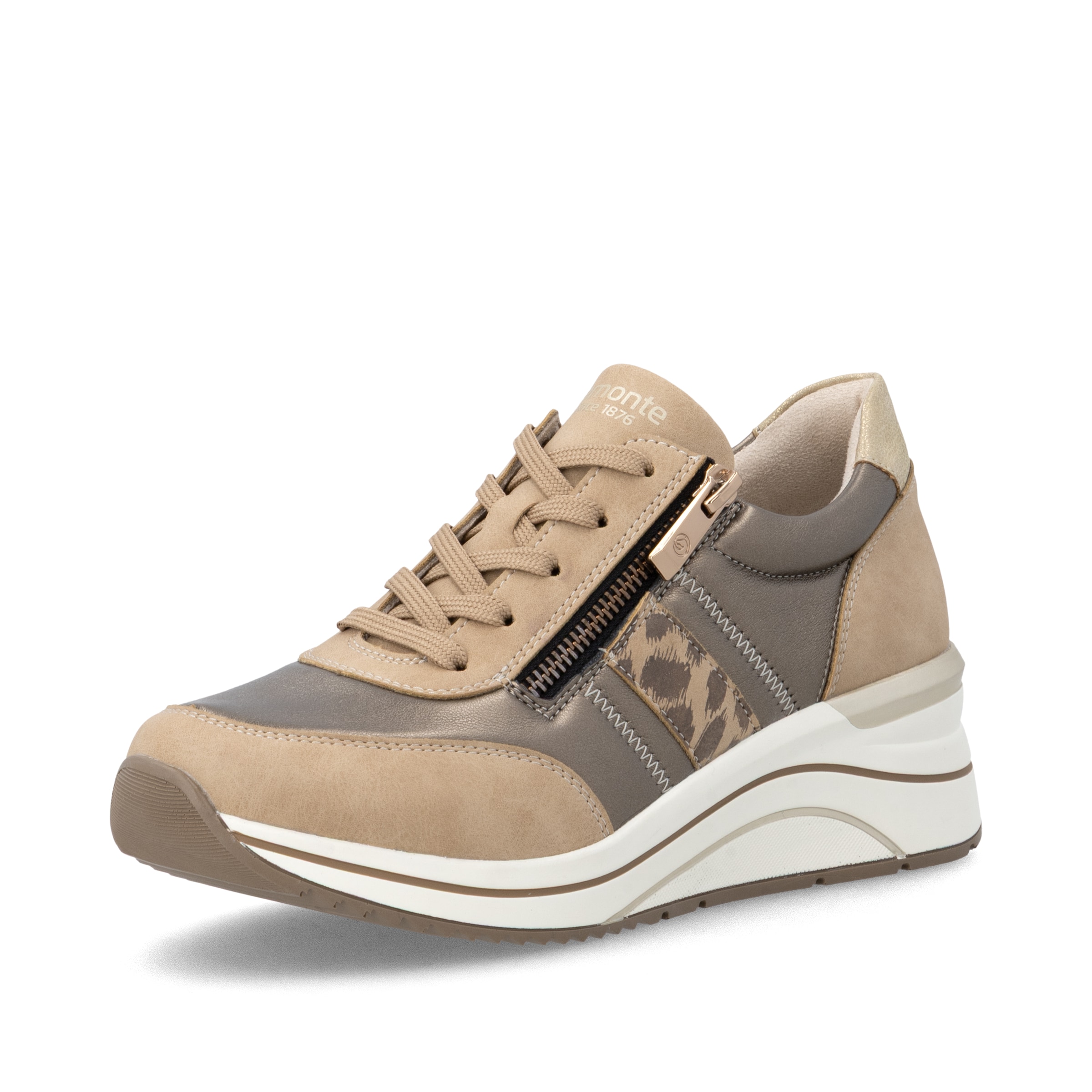 Baskets basses REMONTE en gris : devant