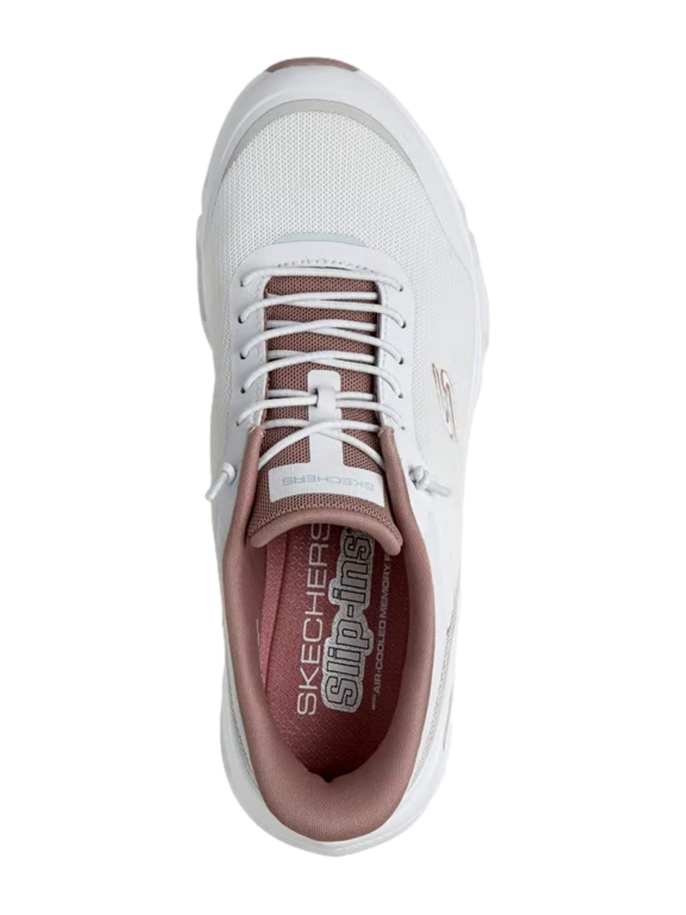 SKECHERS Обувки с връзки 'Glide- Step Gravity Everyday Bliss' в бяло