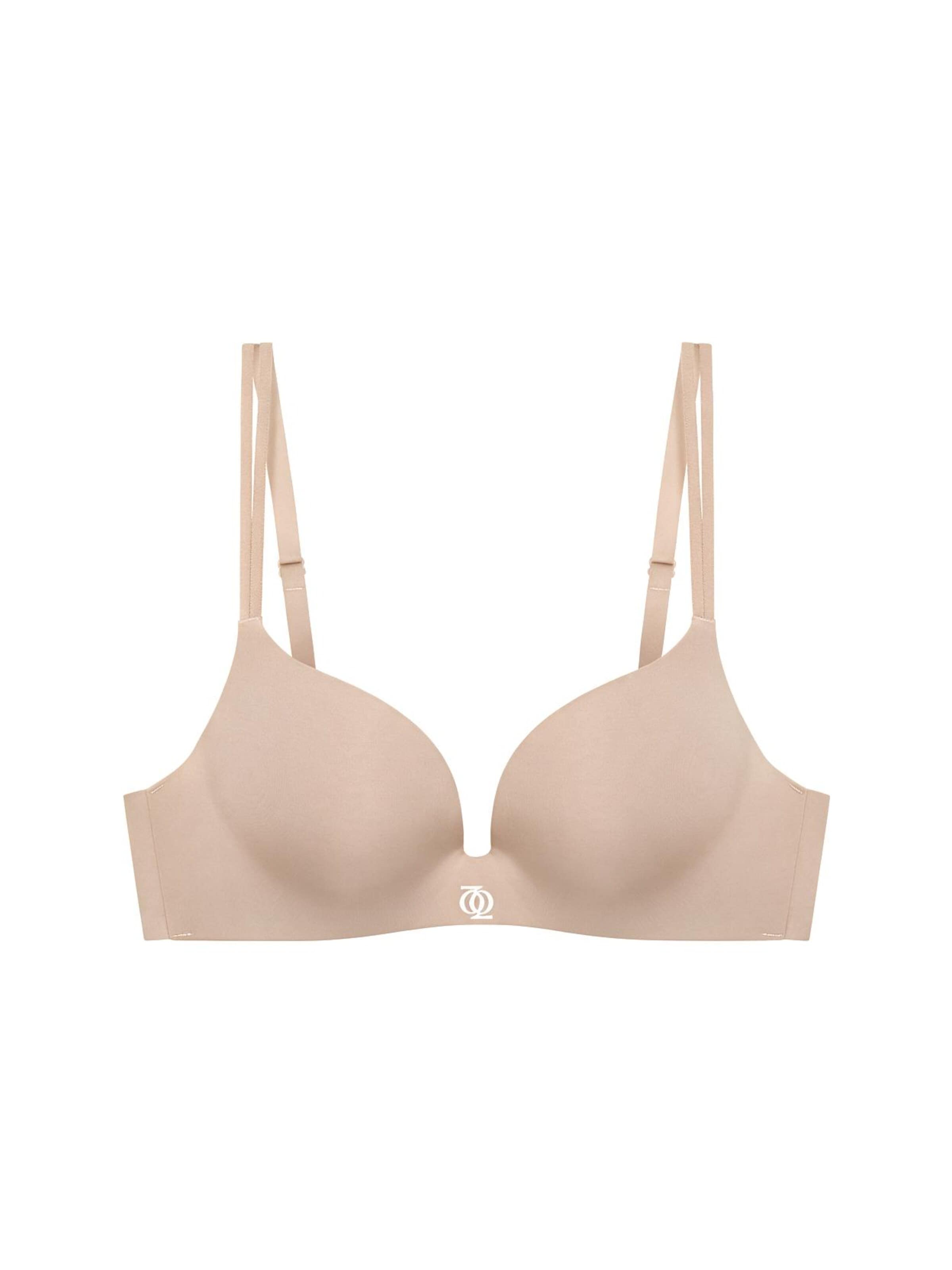 GOD SAVE QUEENS Bra in Beige: front