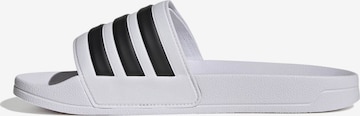 ADIDAS SPORTSWEAR Klapki 'Adilette' w kolorze biały: przód