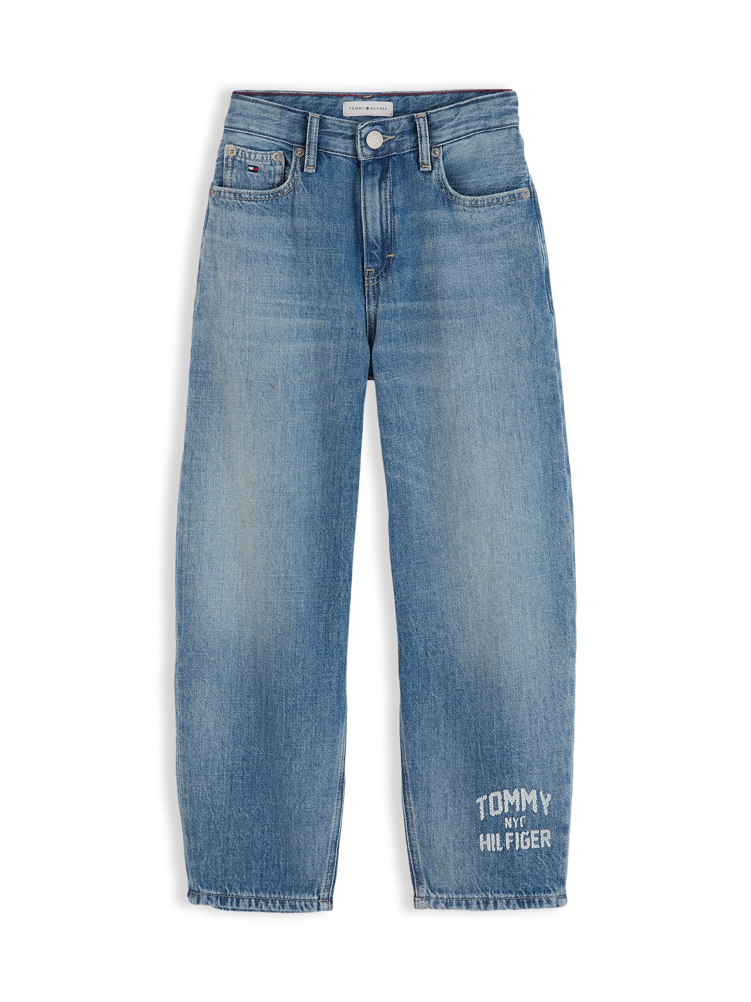 TOMMY HILFIGER Barrel Jeans i blå: framsida