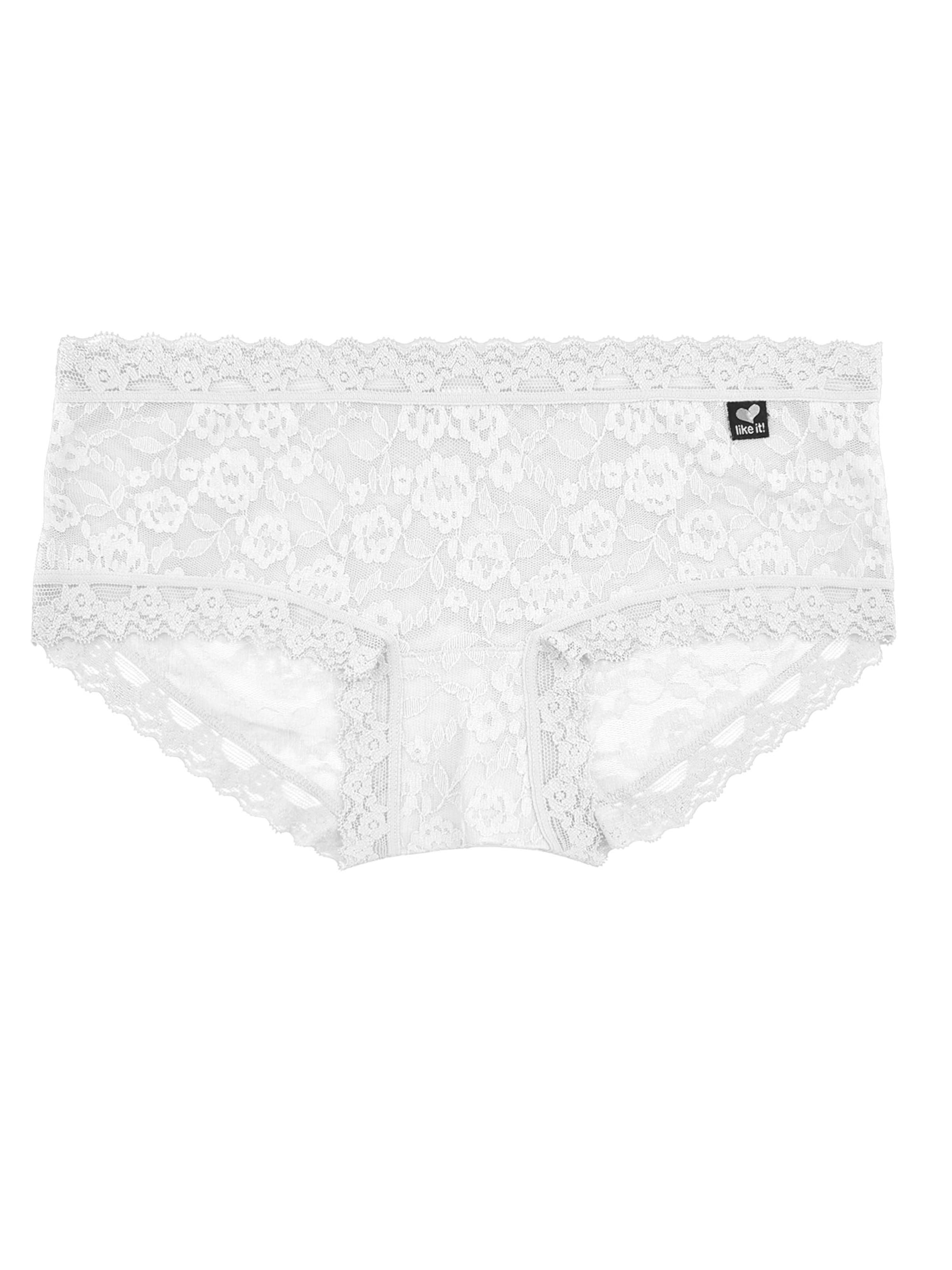like it! Boyshorts 'Lisa' in White