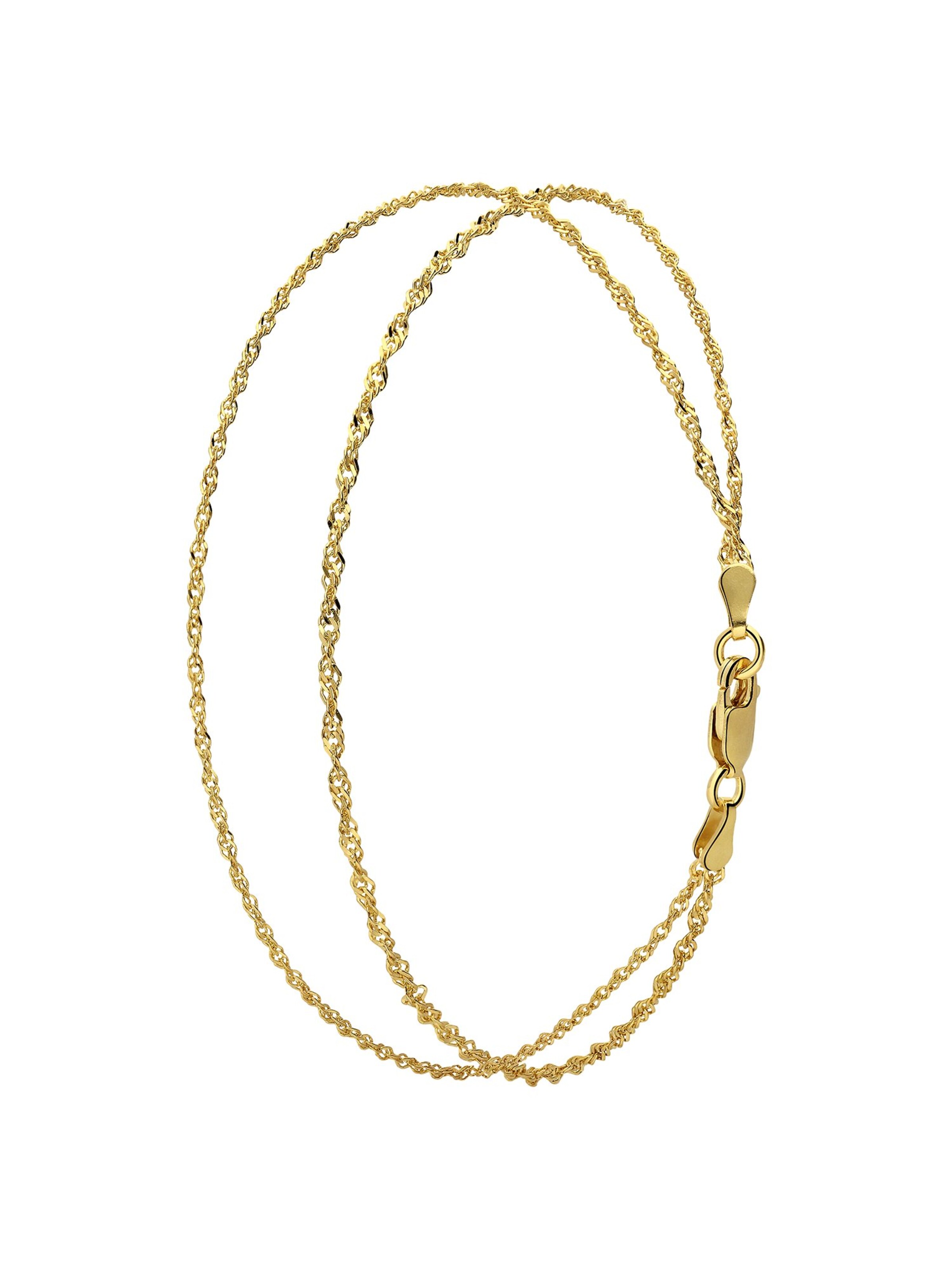 Bijoux de pied Lucardi en or : devant