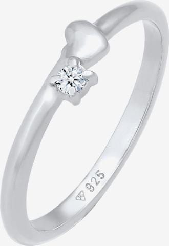 Elli DIAMONDS Ring in Silver: front