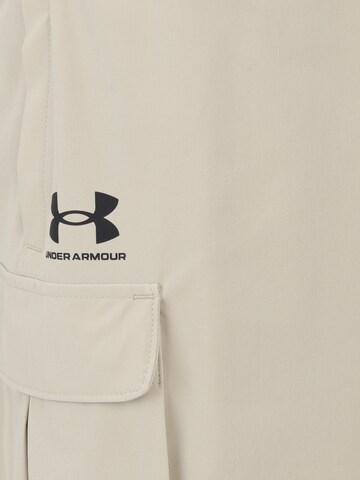 UNDER ARMOUR Loosefit Sportbroek 'Vibe' in Groen