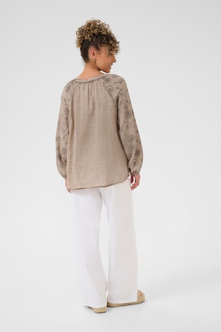 Cream Blouse 'Gem' in Beige
