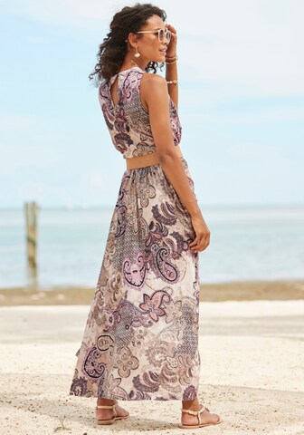 LASCANA Summer dress in Beige: front