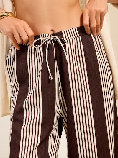 Kelnės iš Friends Like These, spalva – gelsvai pilka spalva / šokolado spalva, Prekių apžvalga