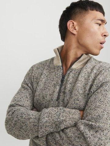 JACK & JONES Пуловер 'Space' в бежово