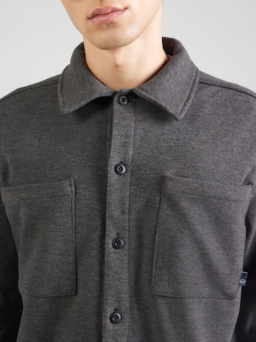 Kronstadt Comfort fit Button Up Shirt 'Rowe' in Grey