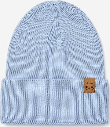 BergBiber Beanie 'Mütze - 100% Bambus (mitwachsend) (Kopie)' in Blue: front
