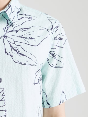 Coupe regular Chemise 'INGarden' INDICODE JEANS en bleu