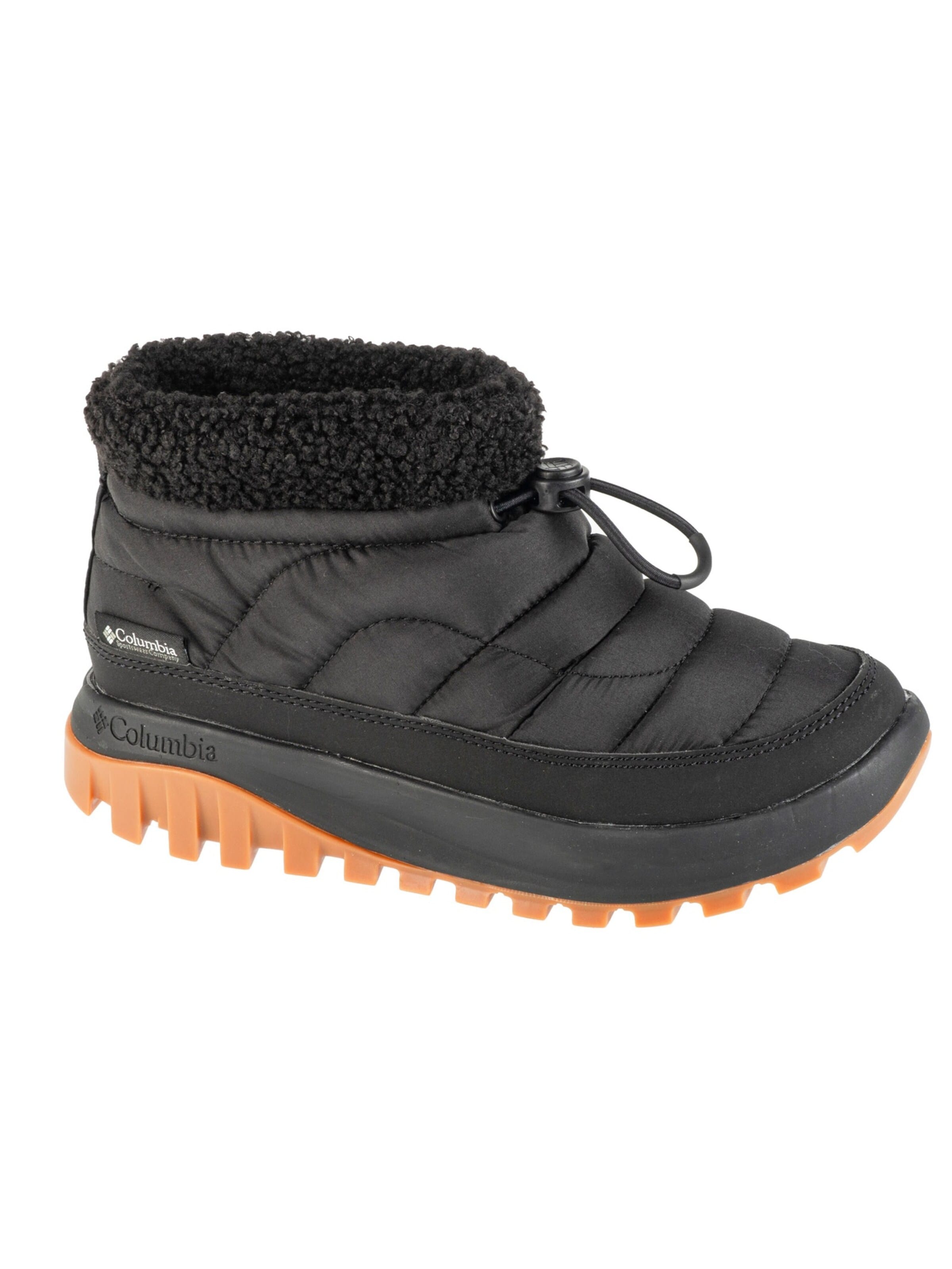 COLUMBIA Boots 'Snowtrot Shorty'‌‌‌‌‌‌‌‌ in Schwarz: Vorderseite