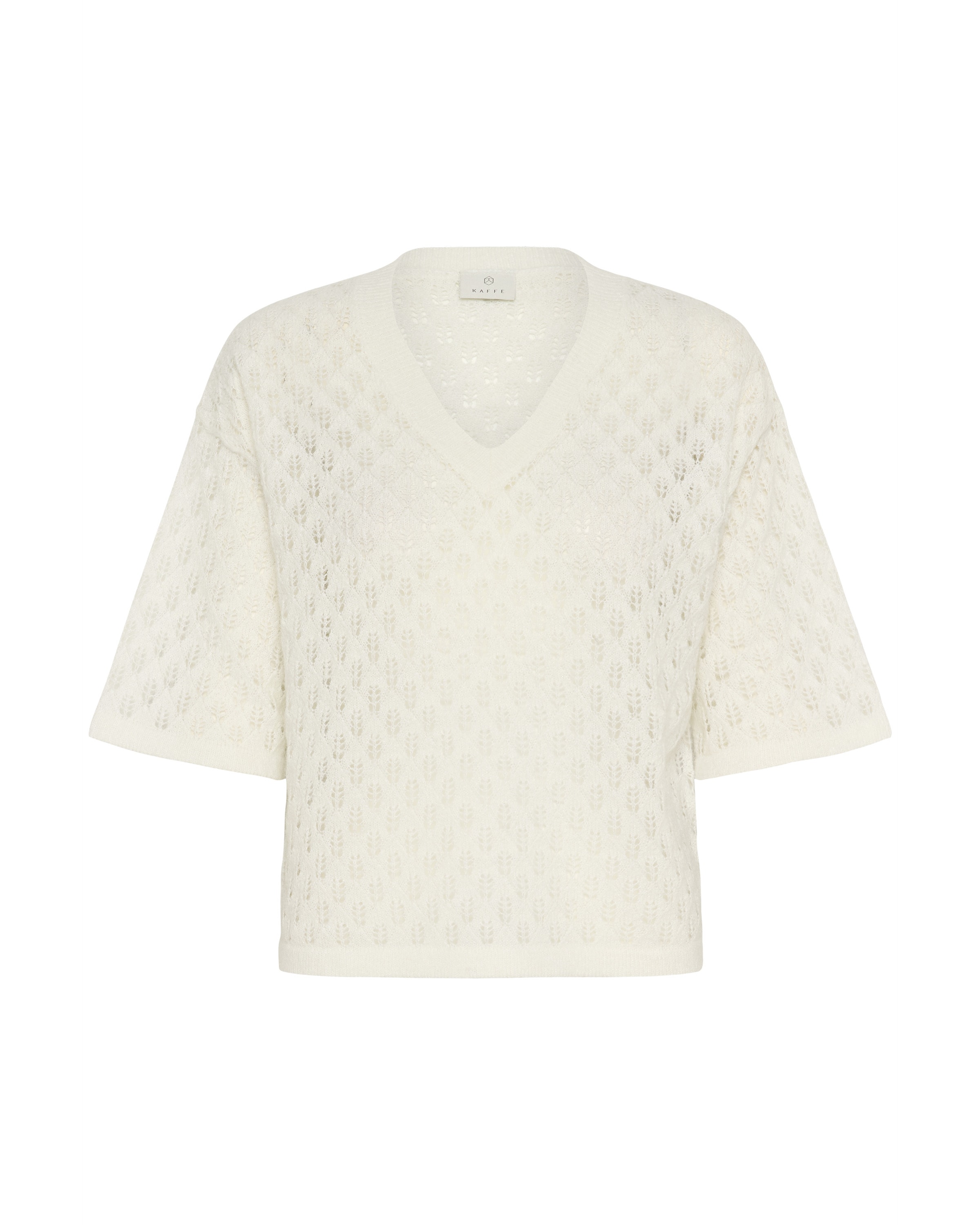 Kaffe Pulóver 'KALourine' - fehér: elől