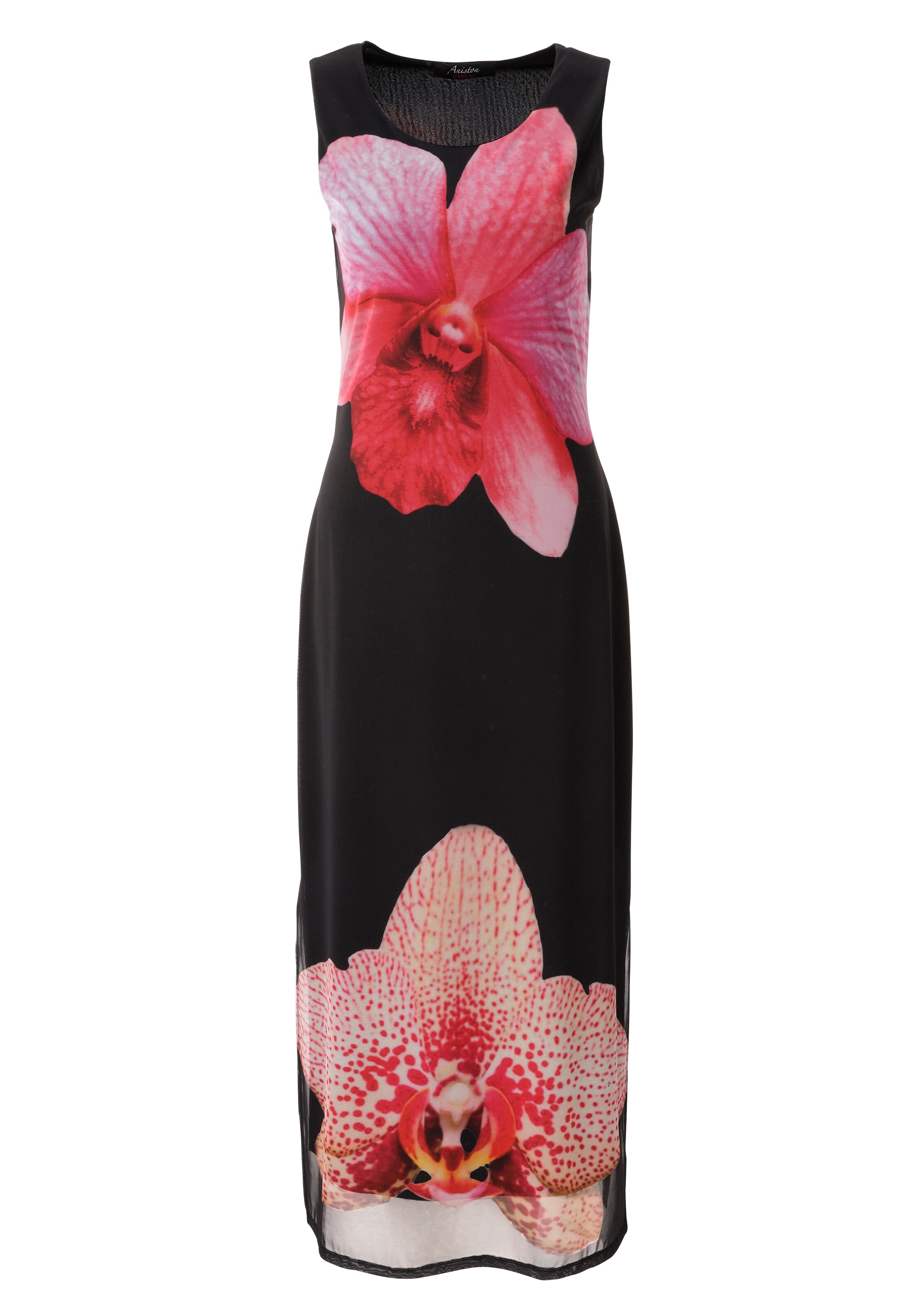 Aniston CASUAL Kleid in rosa / rot / schwarz, Produktansicht