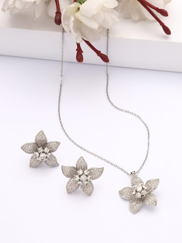 AVANT-GARDE PARIS - Conjunto de joyería 'Kristinaia' en plata