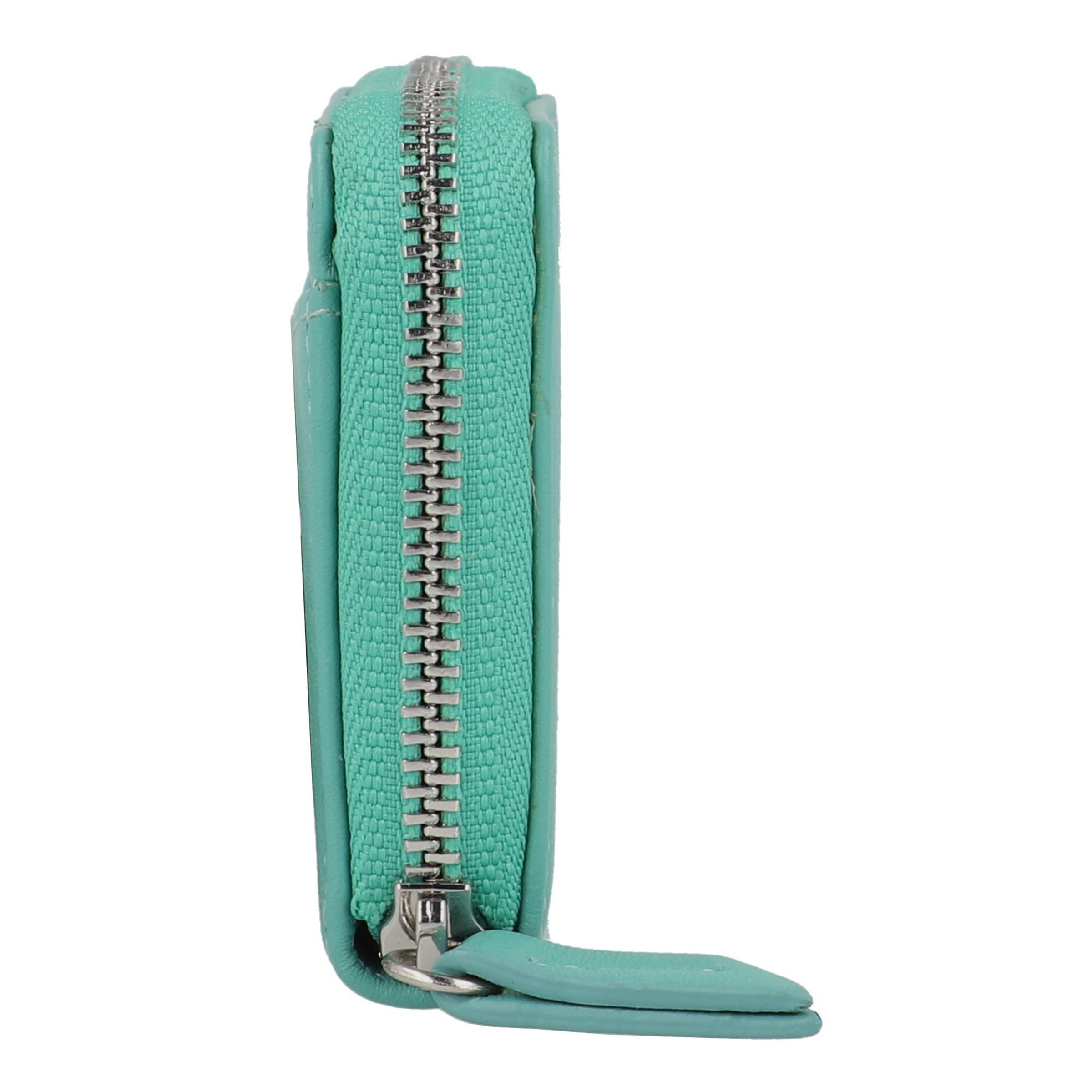 Braun Büffel Wallet 'Joy' in Blue