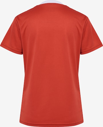 Hummel - Camisa funcionais 'Staltic Poly' em vermelho