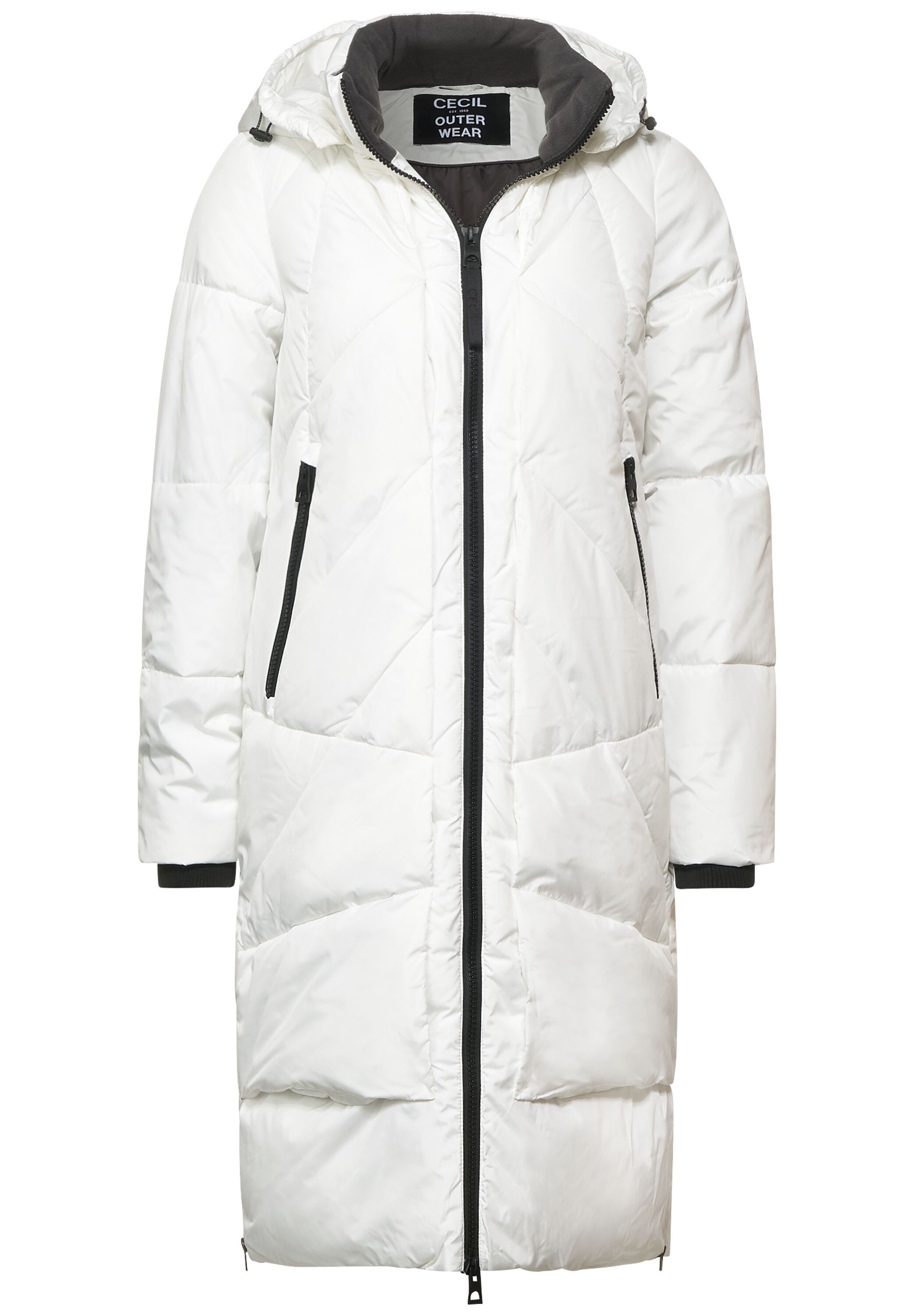 Donna Cappotti CECIL Cappotto invernale in Bianco Donna Cappotti CECIL Cappotto invernale in Bianco