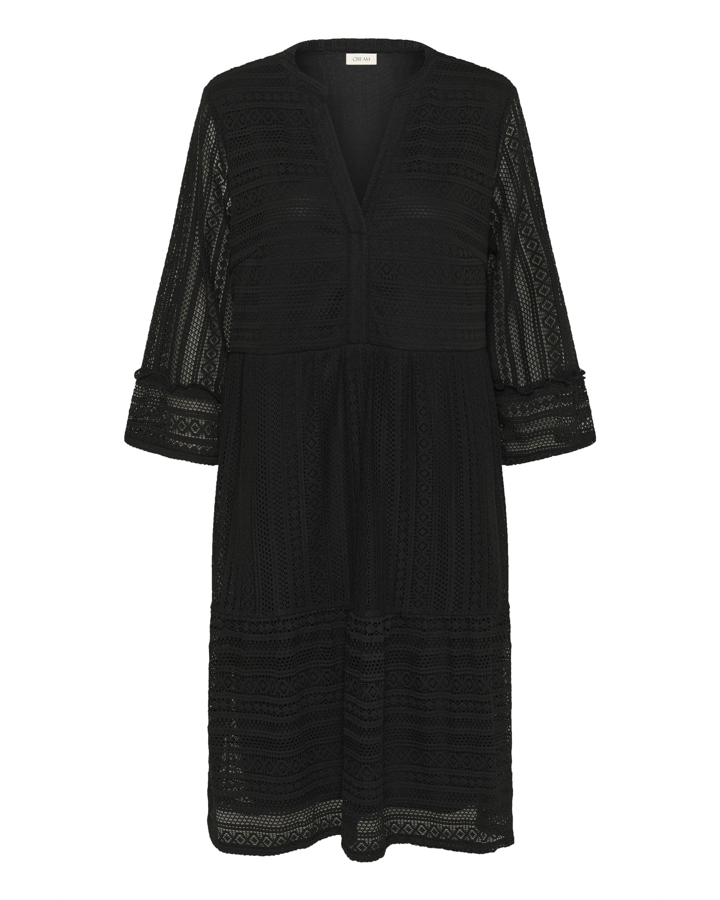 Robe Cream en noir : devant