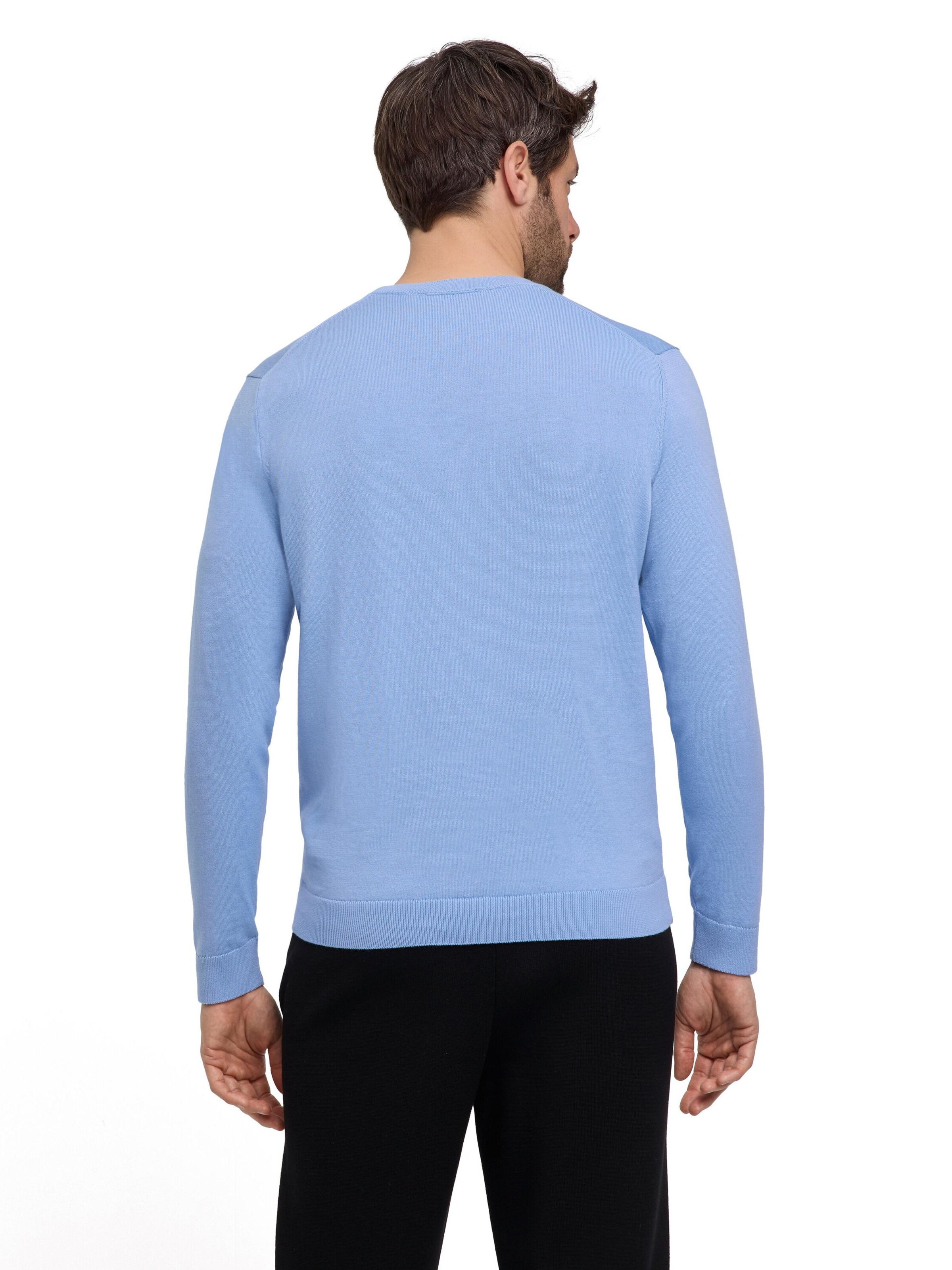 FALKE Sweater 'Pure Cotton' in Blue