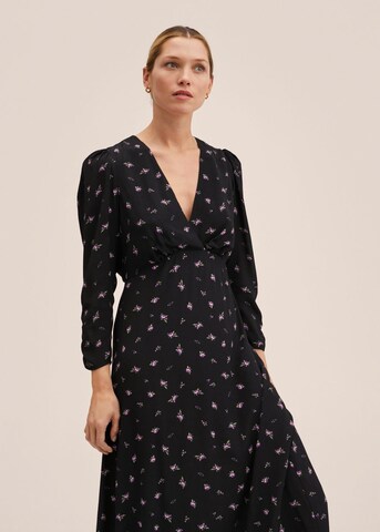 MANGO Dress 'Flapy' in Black: front