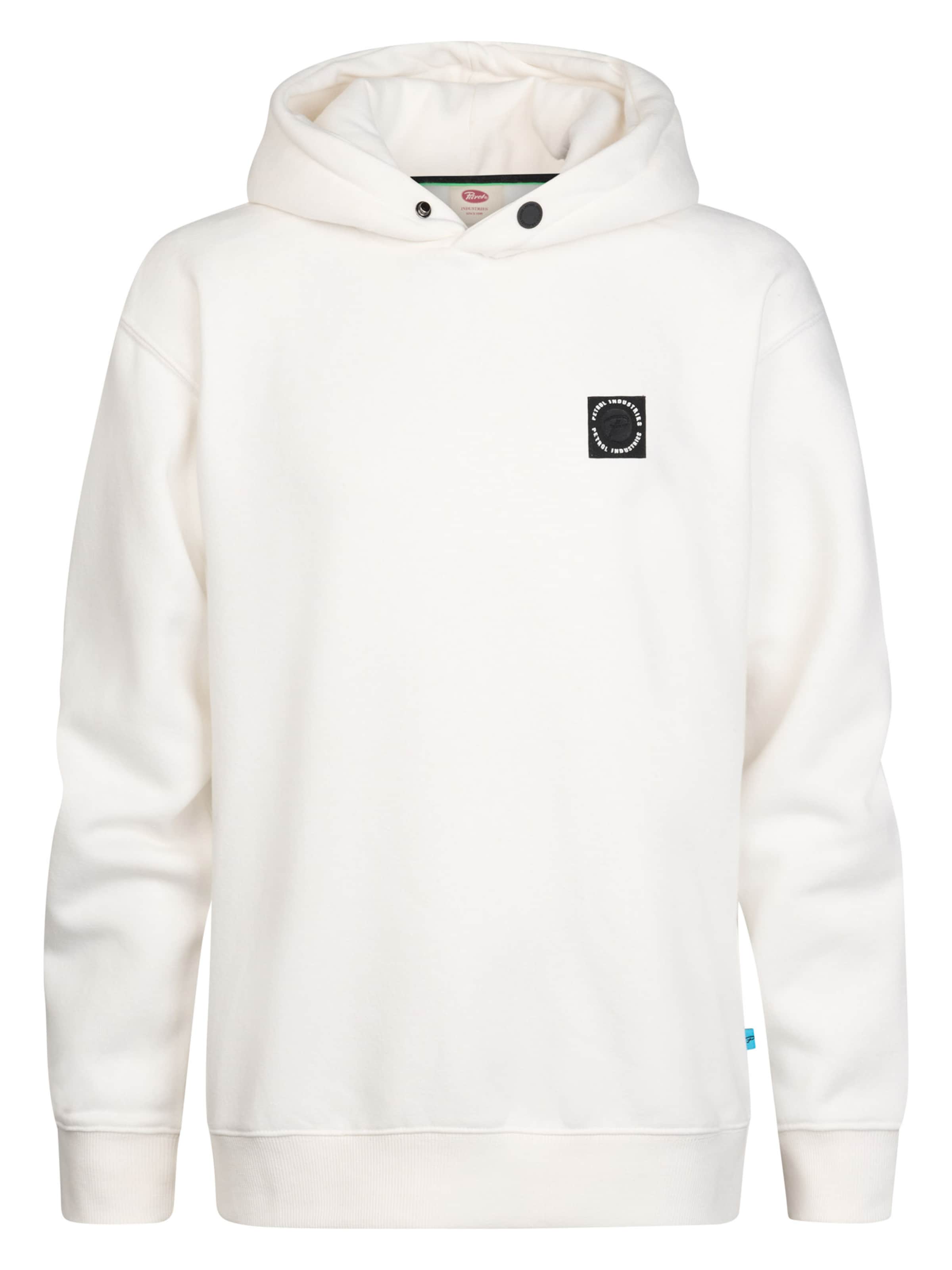 Petrol Industries Sweatshirt 'Millrun' in White: front