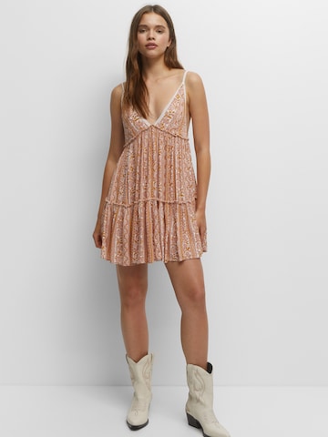 Pull&Bear Sommerkjole i pink