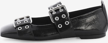 Ballerines à lanières 'LEILA' Kennel & Schmenger en noir : devant