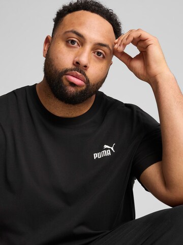 PUMA Функциональная футболка 'ESS No. 1' в Черный