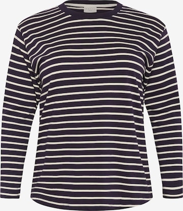 T-shirt 'KC Winni' KAFFE CURVE en violet : devant