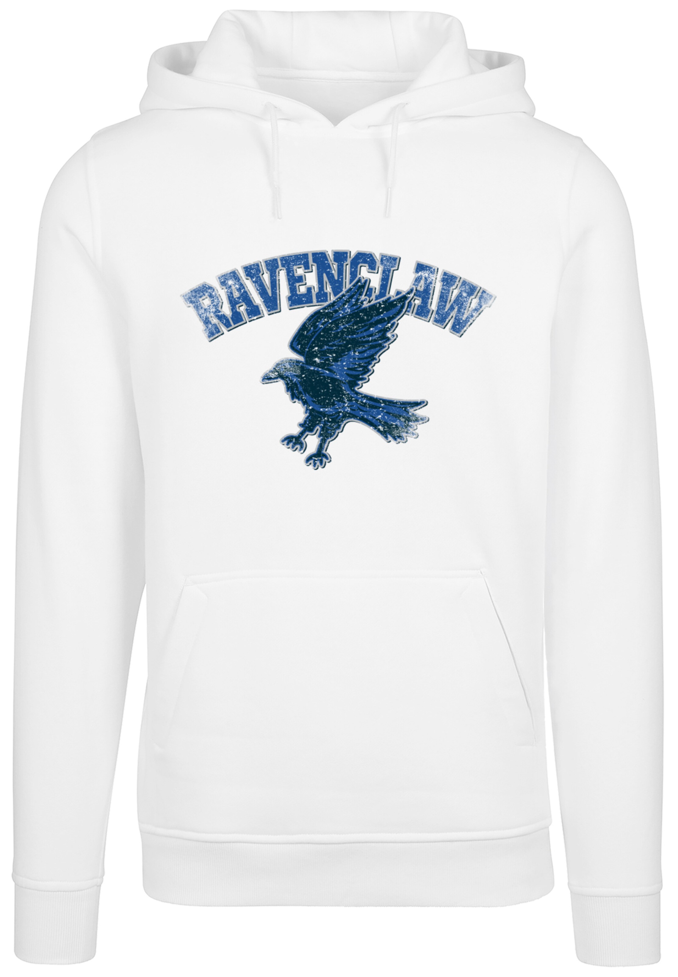 F4NT4STIC Sweatshirt 'Harry Potter Ravenclaw Sport Emblem' in Weiß: Vorderseite
