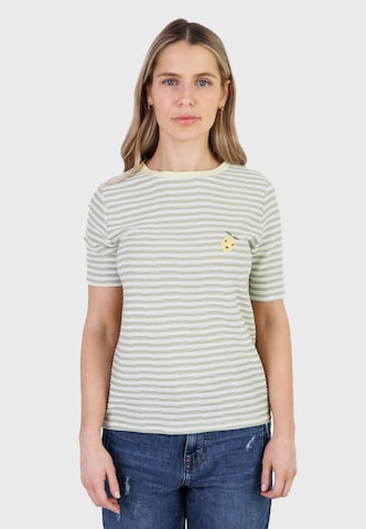 T-shirt 'Fru' Kleinigkeit en vert : devant