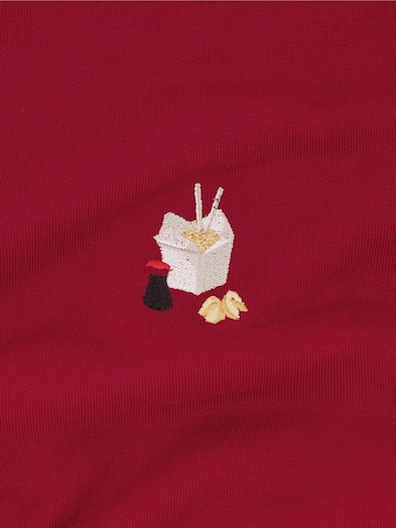 A-dam Sweatshirt 'NOODLES' in Rood