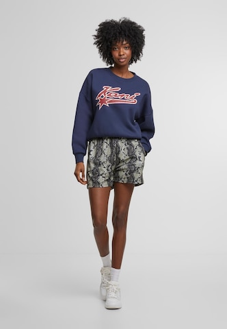 Sweat-shirt 'Varsity Star' Karl Kani en bleu