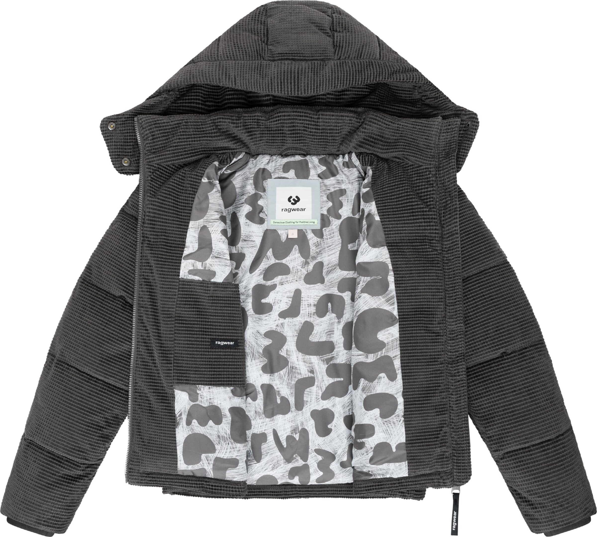 Giacca invernale 'Roobie' di Ragwear in grigio