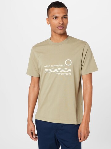 MADS NORGAARD COPENHAGEN Shirt in Beige: voorkant