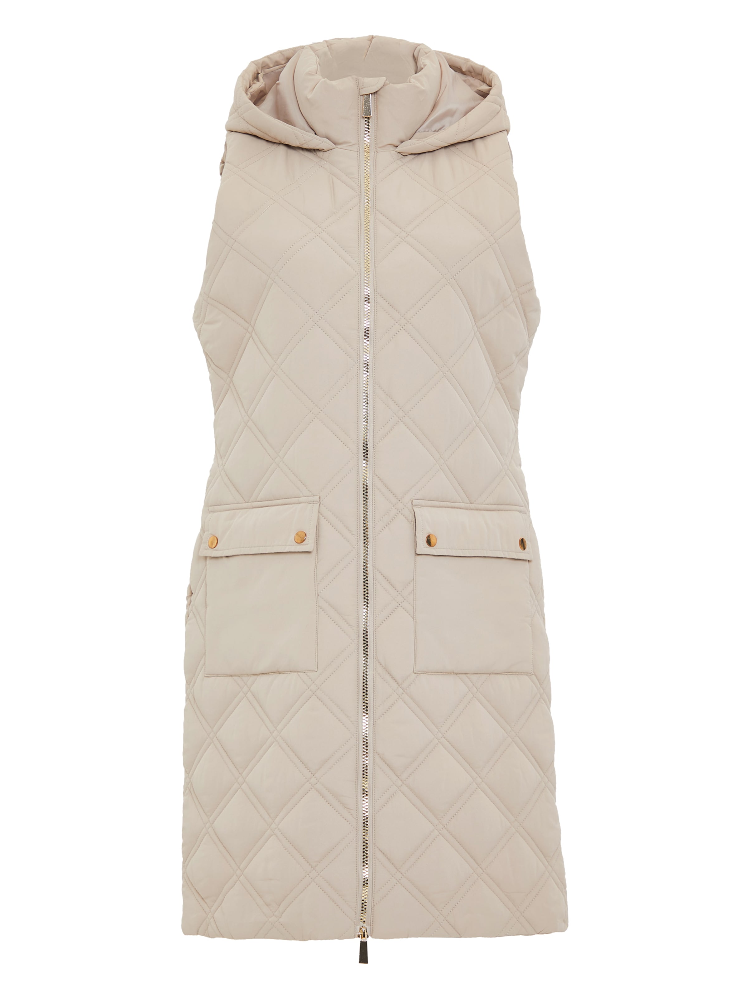 Threadbare Weste 'Maggie' in Beige: Vorderseite