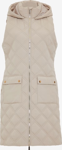 Gilet 'Maggie' di Threadbare in beige: frontale