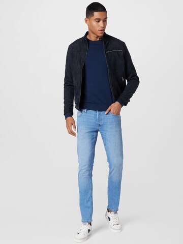 Pull-over 'Emil' JACK & JONES en bleu