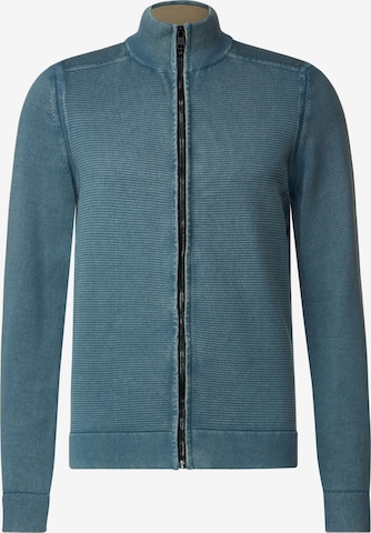 Street One MEN Strickjacke in Blau: predná strana