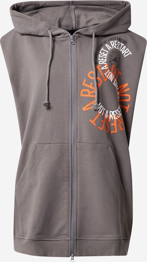 ADIDAS BY STELLA MCCARTNEY Athletic Zip-Up Hoodie 'Sleeveless' in Grey / Mixed colors, Item view