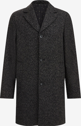 WE Fashion Přechodný kabát – šedá: přední strana